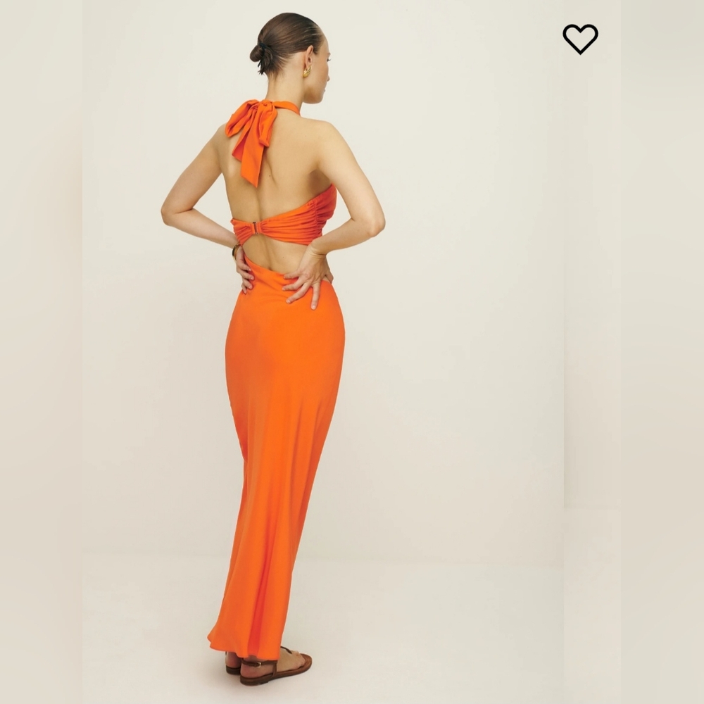 New Reformation Vivi Silk Dress